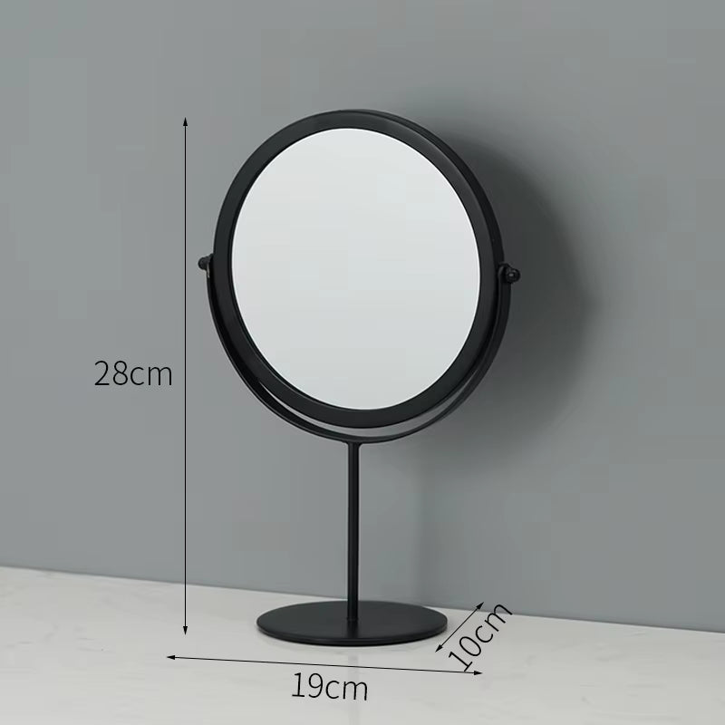 Metal Decorative Mirror Lady Desktop Makeup Mirror Crafts Dimensional Home Decor Accessories WJ021710